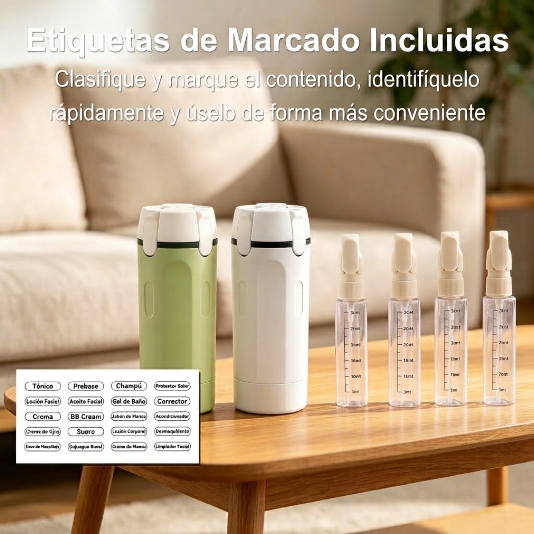 4 Compartimentos- Infinitas Combinaciones-Dispensador