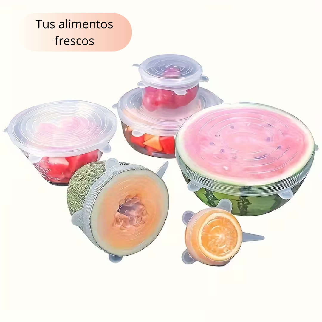Tapaderas Herméticas de Silicona