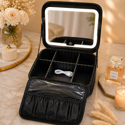 Cosmetiquera Premium - con Espejo LED Integrado