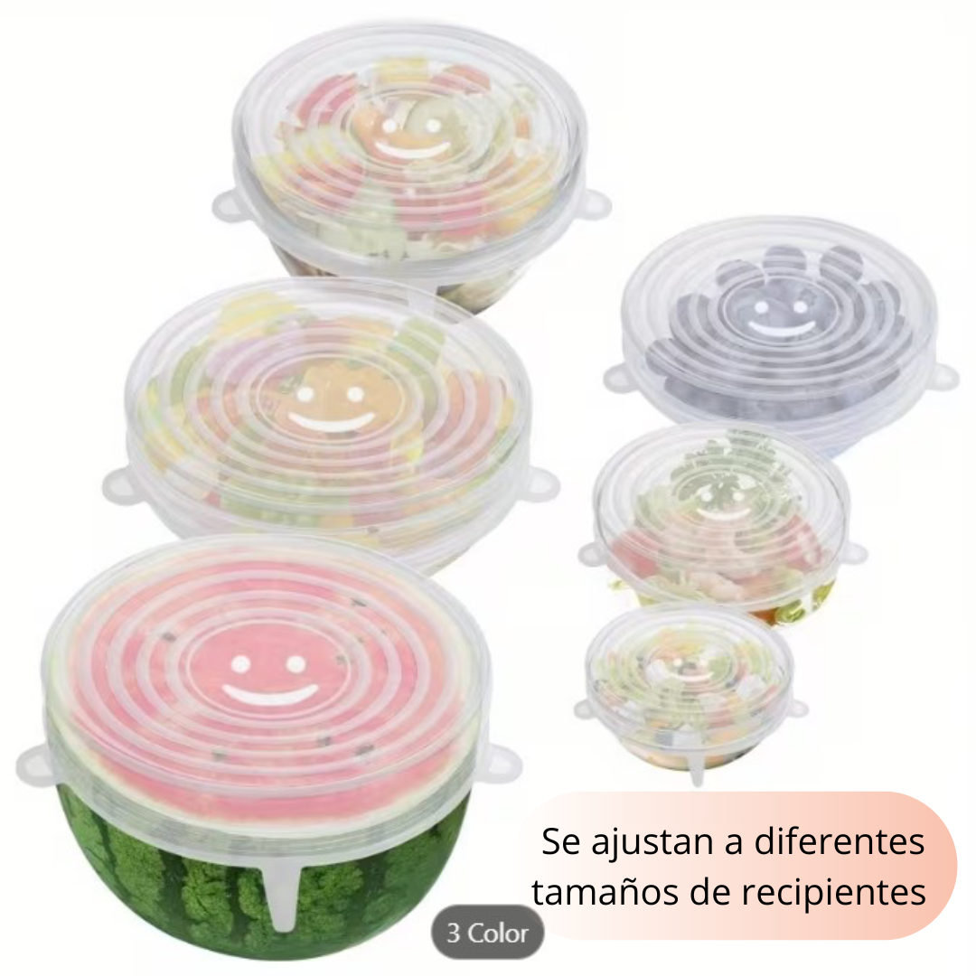 Tapaderas Herméticas de Silicona