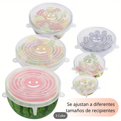 Tapaderas Herméticas de Silicona