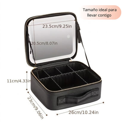 Cosmetiquera Premium - con Espejo LED Integrado