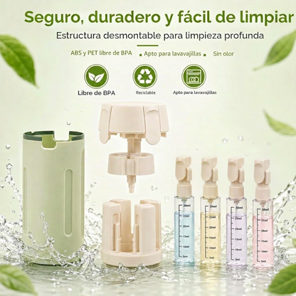 4 Compartimentos- Infinitas Combinaciones-Dispensador